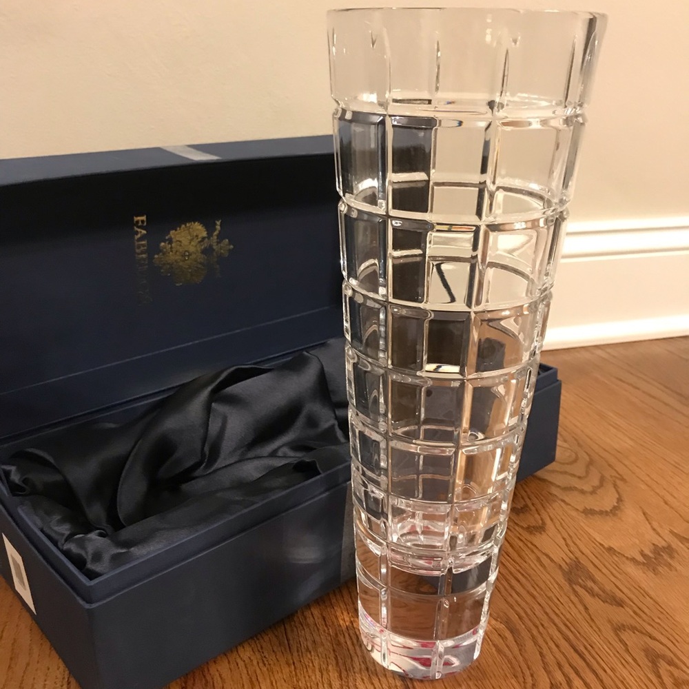 FABERGÉ Crystal Vase